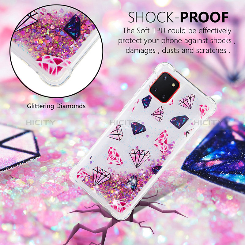 Coque Silicone Housse Etui Gel Bling-Bling S01 pour Samsung Galaxy M60s Plus