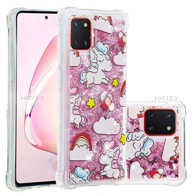 Coque Silicone Housse Etui Gel Bling-Bling S01 pour Samsung Galaxy M60s Plus