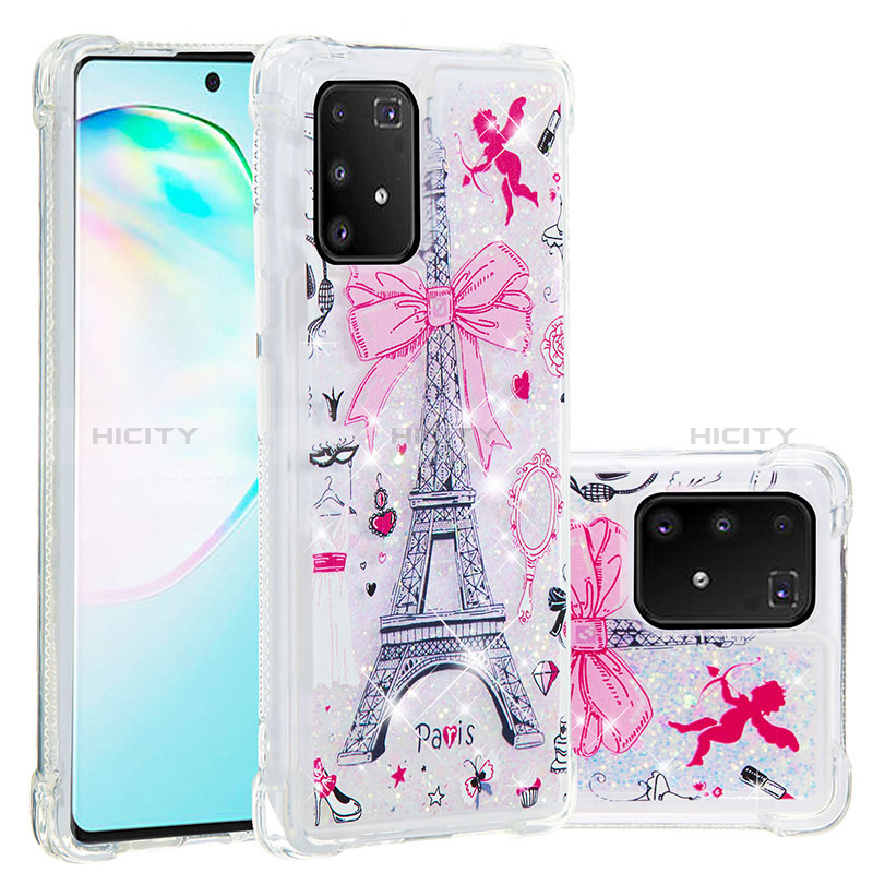 Coque Silicone Housse Etui Gel Bling-Bling S01 pour Samsung Galaxy S10 Lite Plus