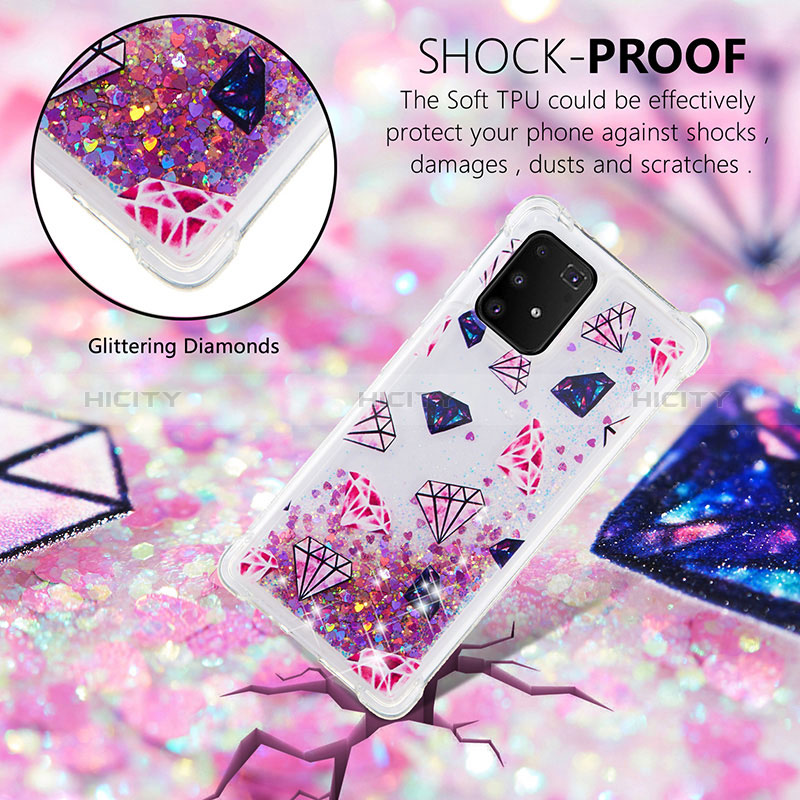 Coque Silicone Housse Etui Gel Bling-Bling S01 pour Samsung Galaxy S10 Lite Plus