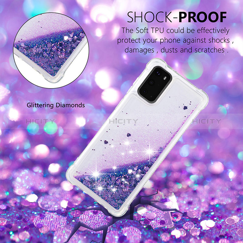 Coque Silicone Housse Etui Gel Bling-Bling S01 pour Samsung Galaxy S20 5G Plus