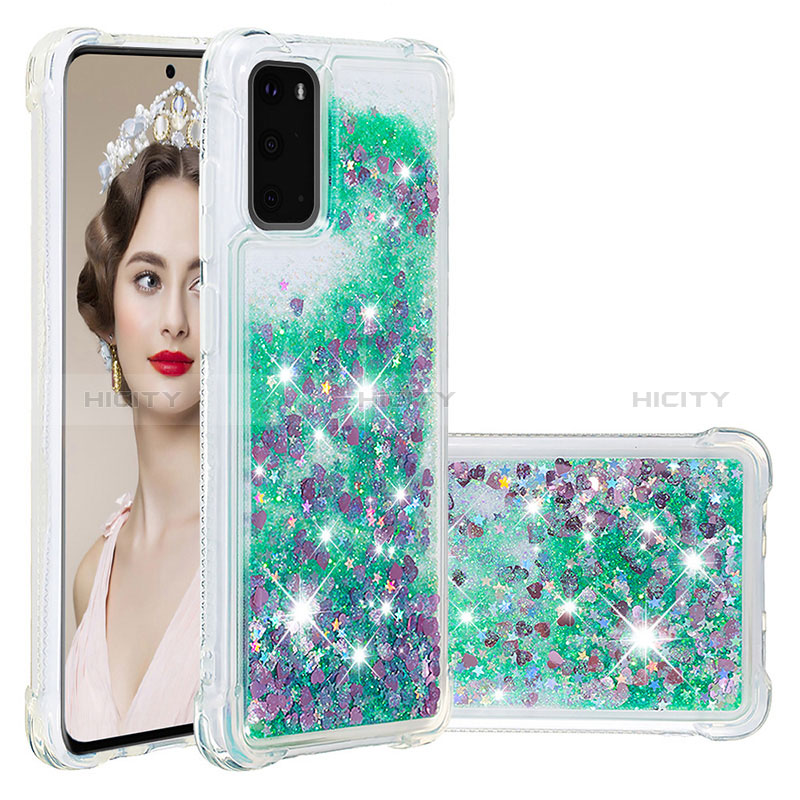 Coque Silicone Housse Etui Gel Bling-Bling S01 pour Samsung Galaxy S20 Plus