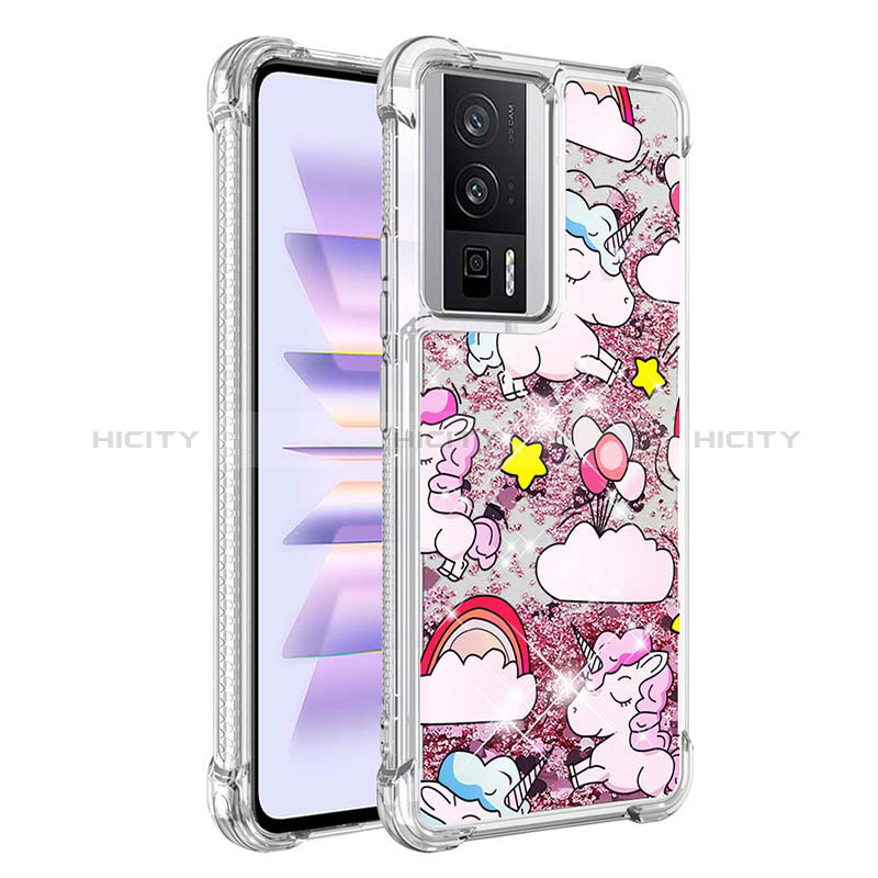 Coque Silicone Housse Etui Gel Bling-Bling S01 pour Xiaomi Poco F5 Pro 5G Plus