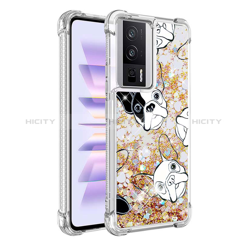 Coque Silicone Housse Etui Gel Bling-Bling S01 pour Xiaomi Poco F5 Pro 5G Plus