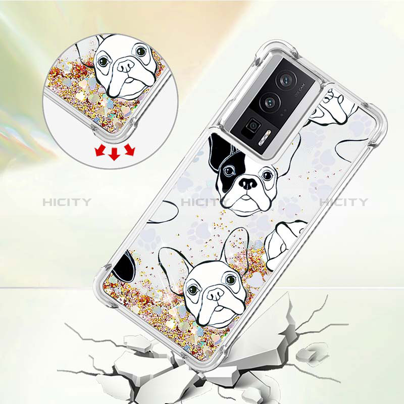 Coque Silicone Housse Etui Gel Bling-Bling S01 pour Xiaomi Redmi K60 5G Plus