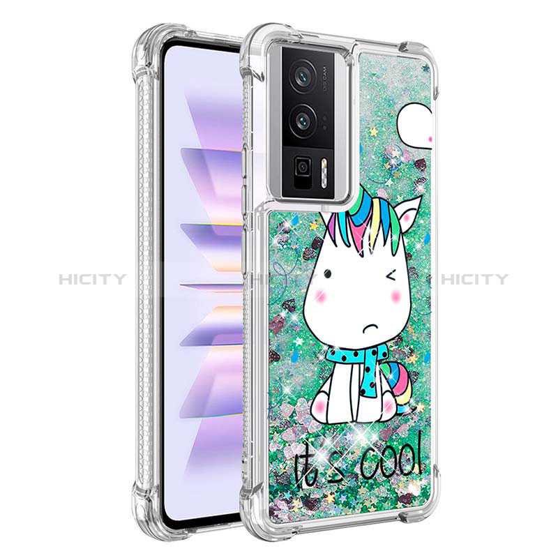 Coque Silicone Housse Etui Gel Bling-Bling S01 pour Xiaomi Redmi K60 5G Plus