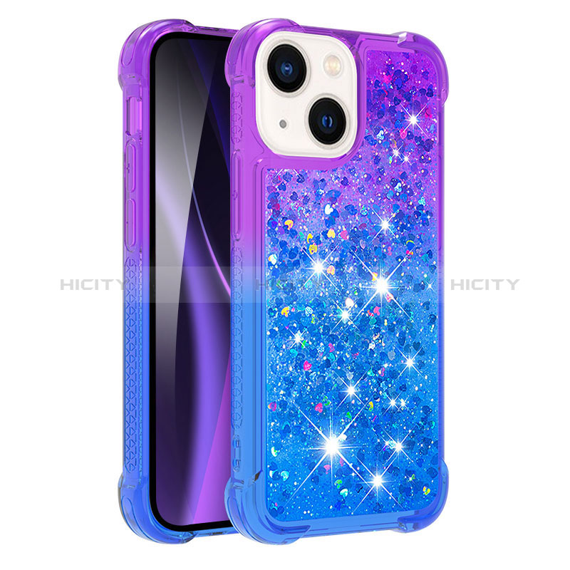 Coque Silicone Housse Etui Gel Bling-Bling S02 pour Apple iPhone 15 Plus Plus