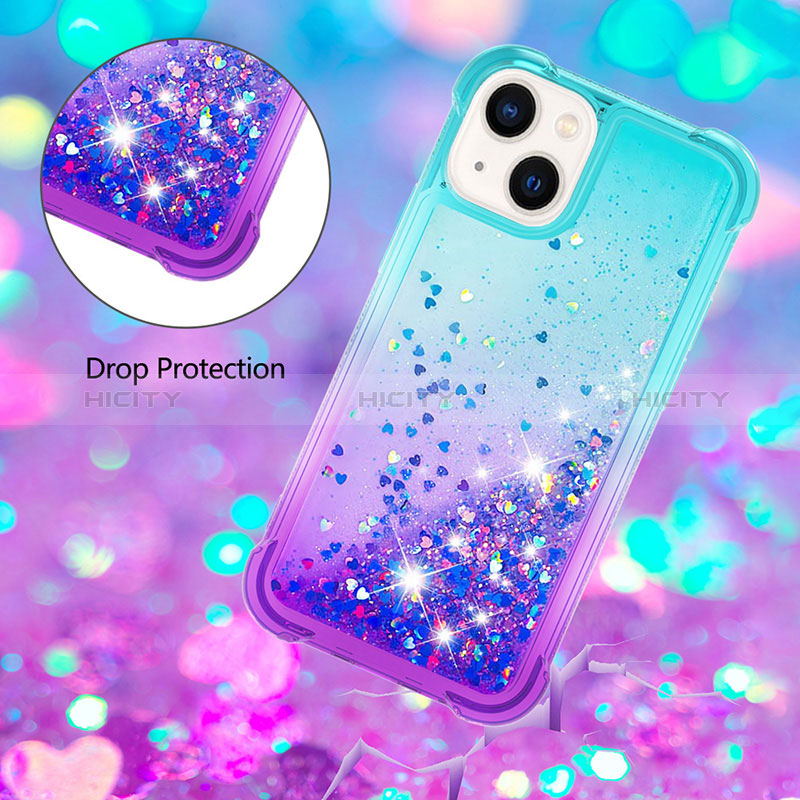 Coque Silicone Housse Etui Gel Bling-Bling S02 pour Apple iPhone 15 Plus Plus