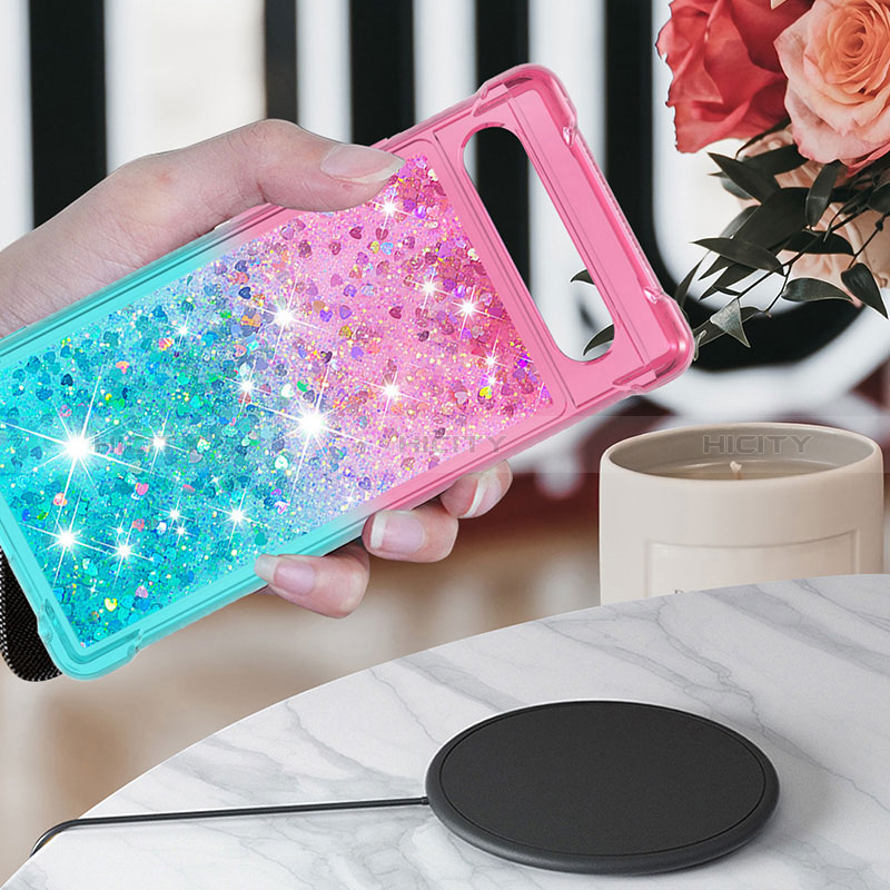 Coque Silicone Housse Etui Gel Bling-Bling S02 pour Google Pixel 7a 5G Plus