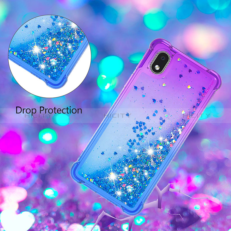 Coque Silicone Housse Etui Gel Bling-Bling S02 pour Samsung Galaxy A01 Core Plus