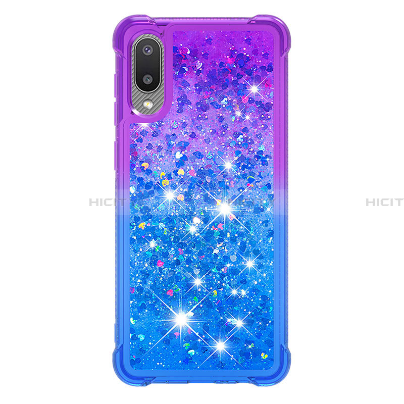 Coque Silicone Housse Etui Gel Bling-Bling S02 pour Samsung Galaxy A02 Plus