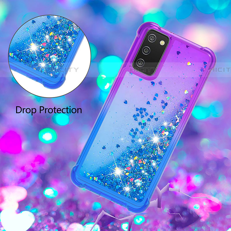 Coque Silicone Housse Etui Gel Bling-Bling S02 pour Samsung Galaxy A03s Plus