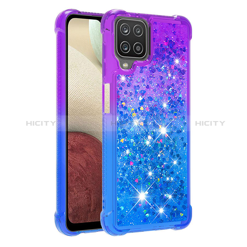 Coque Silicone Housse Etui Gel Bling-Bling S02 pour Samsung Galaxy A12 Plus