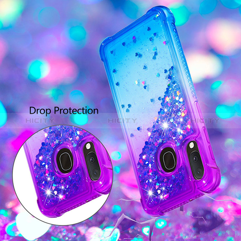 Coque Silicone Housse Etui Gel Bling-Bling S02 pour Samsung Galaxy A20e Plus