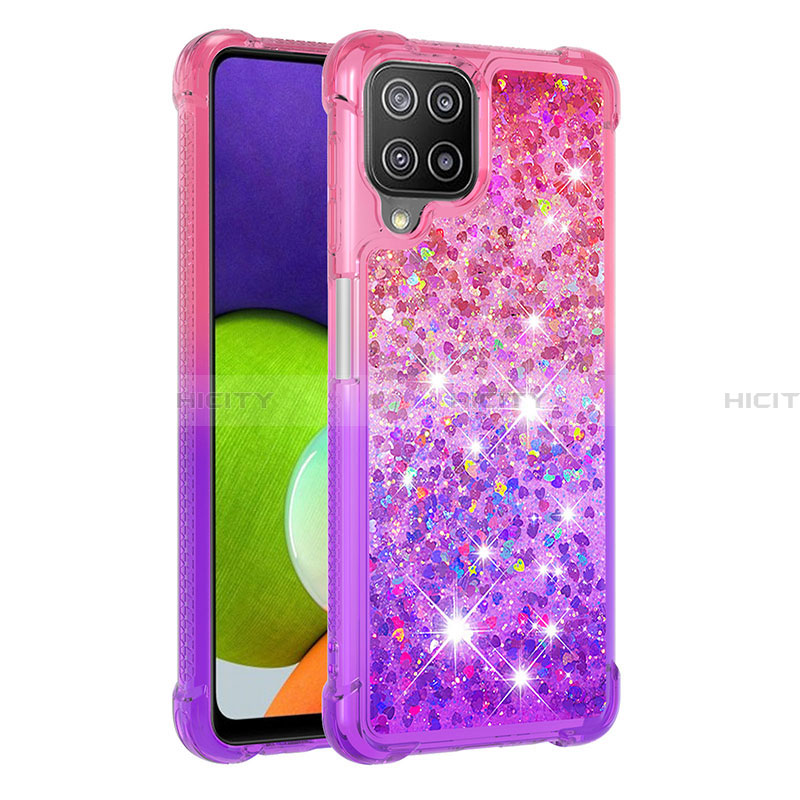 Coque Silicone Housse Etui Gel Bling-Bling S02 pour Samsung Galaxy A22 4G Plus