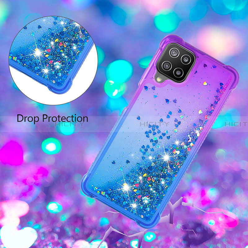 Coque Silicone Housse Etui Gel Bling-Bling S02 pour Samsung Galaxy A22 4G Plus