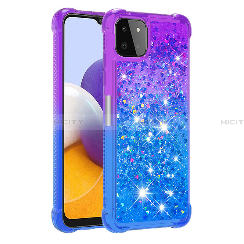 Coque Silicone Housse Etui Gel Bling-Bling S02 pour Samsung Galaxy A22 5G Plus
