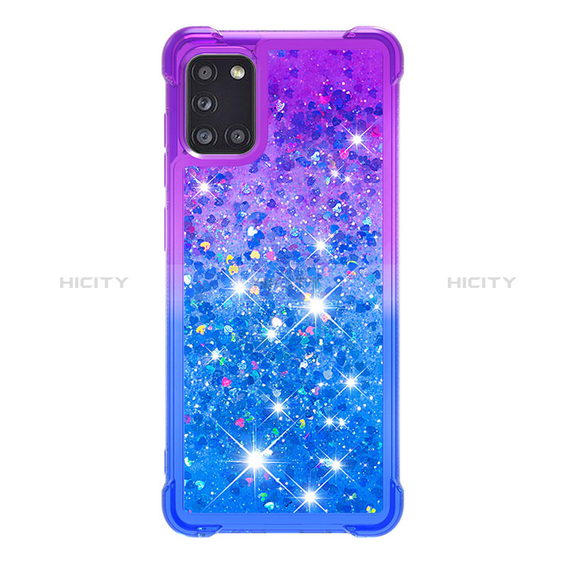 Coque Silicone Housse Etui Gel Bling-Bling S02 pour Samsung Galaxy A31 Plus