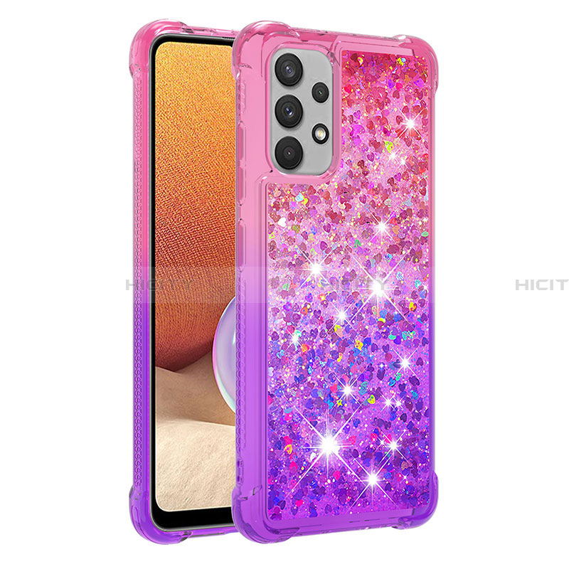 Coque Silicone Housse Etui Gel Bling-Bling S02 pour Samsung Galaxy A32 5G Plus