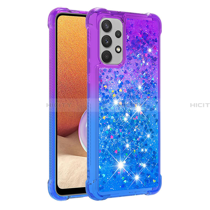 Coque Silicone Housse Etui Gel Bling-Bling S02 pour Samsung Galaxy A32 5G Plus