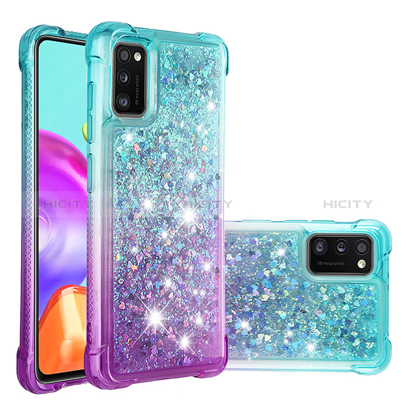 Coque Silicone Housse Etui Gel Bling-Bling S02 pour Samsung Galaxy A41 Plus