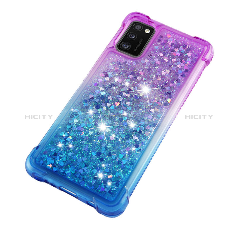 Coque Silicone Housse Etui Gel Bling-Bling S02 pour Samsung Galaxy A41 Plus