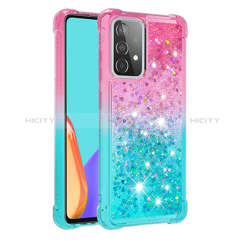 Coque Silicone Housse Etui Gel Bling-Bling S02 pour Samsung Galaxy A52s 5G Plus