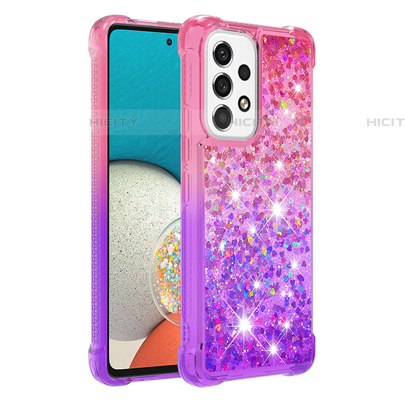 Coque Silicone Housse Etui Gel Bling-Bling S02 pour Samsung Galaxy A53 5G Plus