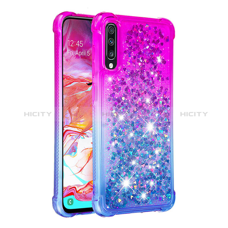 Coque Silicone Housse Etui Gel Bling-Bling S02 pour Samsung Galaxy A70S Plus