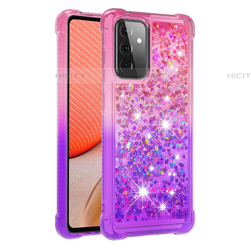 Coque Silicone Housse Etui Gel Bling-Bling S02 pour Samsung Galaxy A72 4G Plus