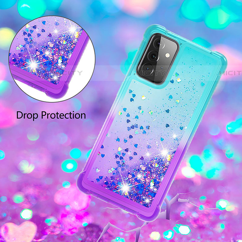 Coque Silicone Housse Etui Gel Bling-Bling S02 pour Samsung Galaxy A72 4G Plus