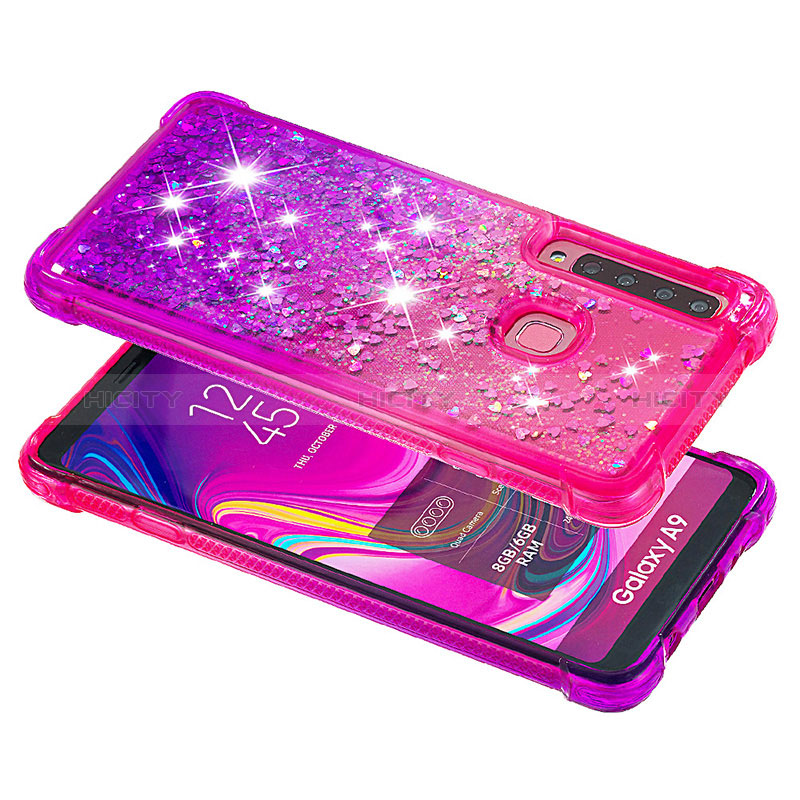 Coque Silicone Housse Etui Gel Bling-Bling S02 pour Samsung Galaxy A9s Plus