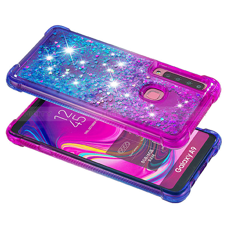 Coque Silicone Housse Etui Gel Bling-Bling S02 pour Samsung Galaxy A9s Plus