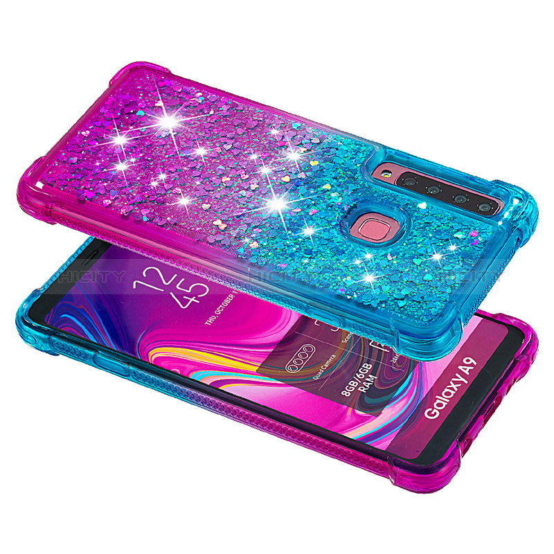 Coque Silicone Housse Etui Gel Bling-Bling S02 pour Samsung Galaxy A9s Plus