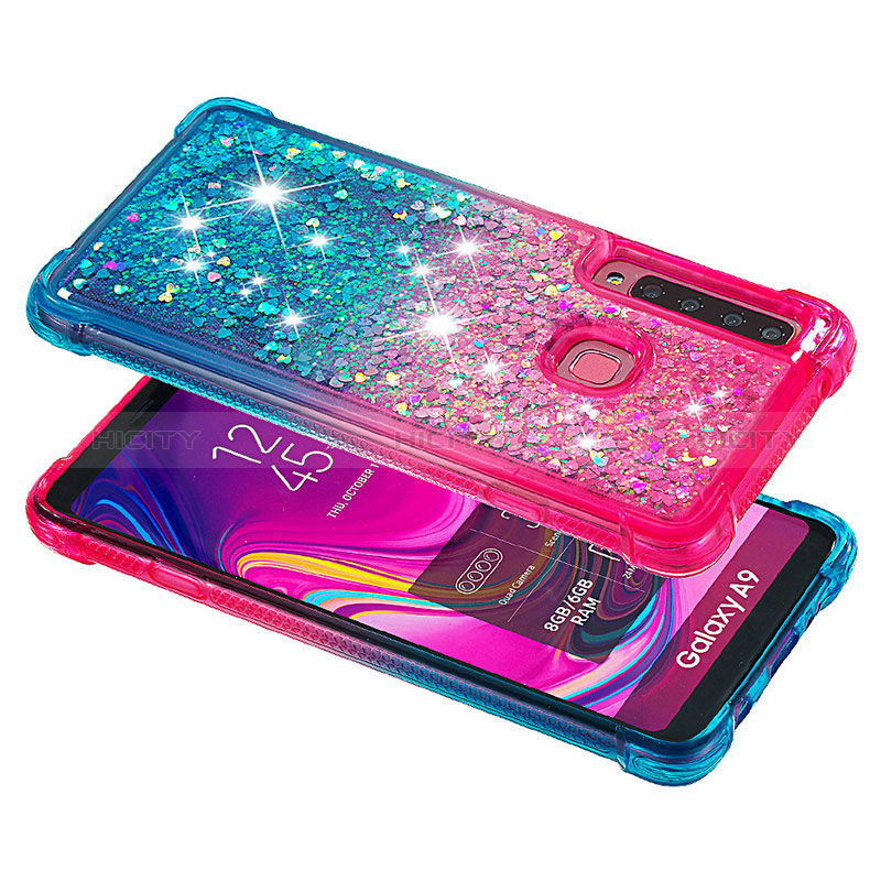 Coque Silicone Housse Etui Gel Bling-Bling S02 pour Samsung Galaxy A9s Plus