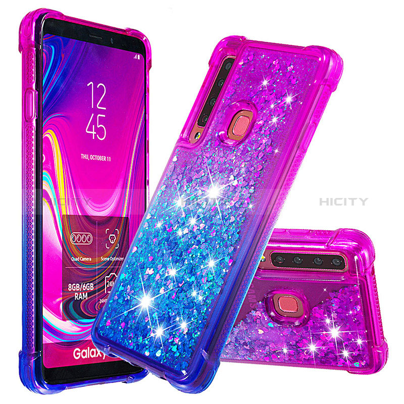 Coque Silicone Housse Etui Gel Bling-Bling S02 pour Samsung Galaxy A9s Plus