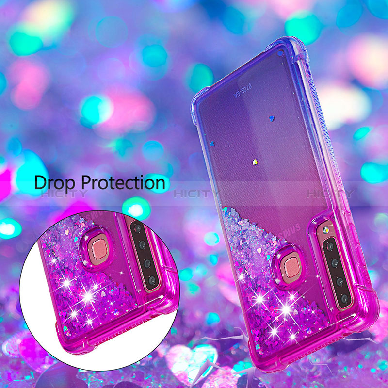 Coque Silicone Housse Etui Gel Bling-Bling S02 pour Samsung Galaxy A9s Plus