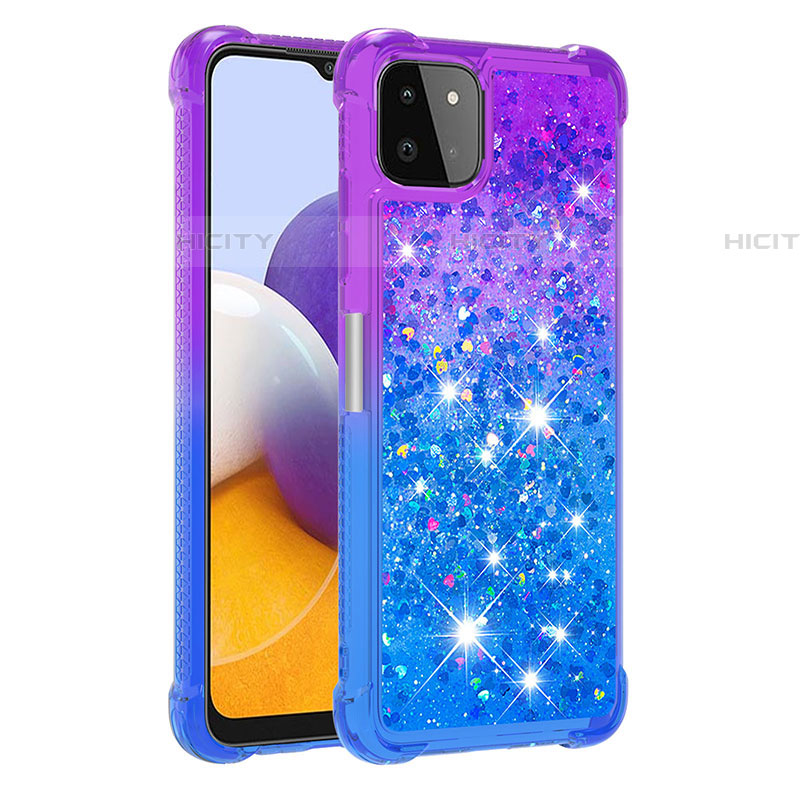 Coque Silicone Housse Etui Gel Bling-Bling S02 pour Samsung Galaxy F42 5G Plus