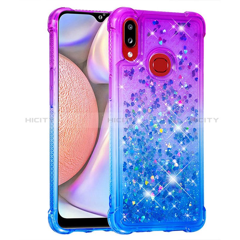 Coque Silicone Housse Etui Gel Bling-Bling S02 pour Samsung Galaxy M01s Plus