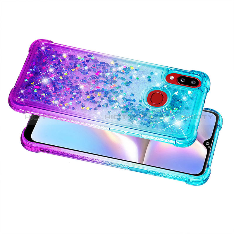 Coque Silicone Housse Etui Gel Bling-Bling S02 pour Samsung Galaxy M01s Plus