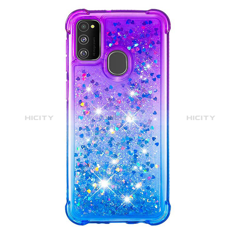 Coque Silicone Housse Etui Gel Bling-Bling S02 pour Samsung Galaxy M21 Plus
