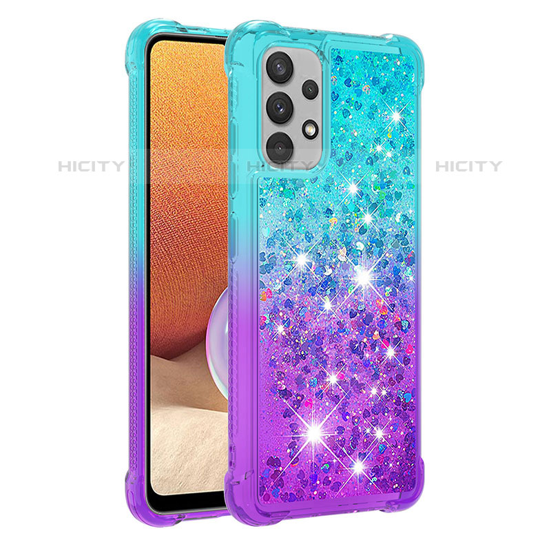 Coque Silicone Housse Etui Gel Bling-Bling S02 pour Samsung Galaxy M32 5G Plus