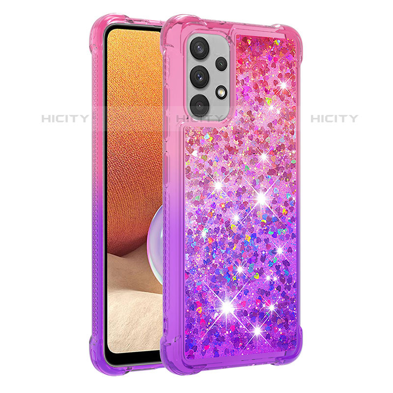 Coque Silicone Housse Etui Gel Bling-Bling S02 pour Samsung Galaxy M32 5G Plus