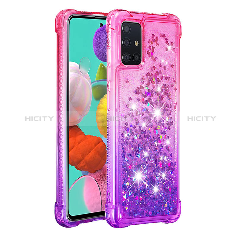 Coque Silicone Housse Etui Gel Bling-Bling S02 pour Samsung Galaxy M40S Plus