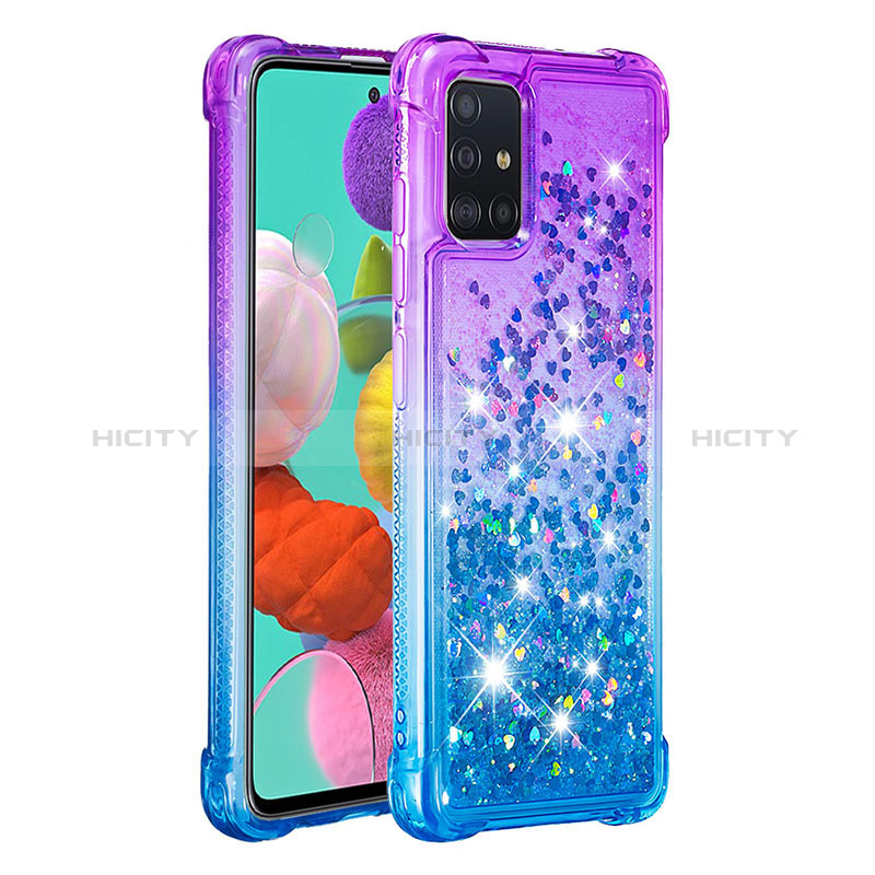 Coque Silicone Housse Etui Gel Bling-Bling S02 pour Samsung Galaxy M40S Plus