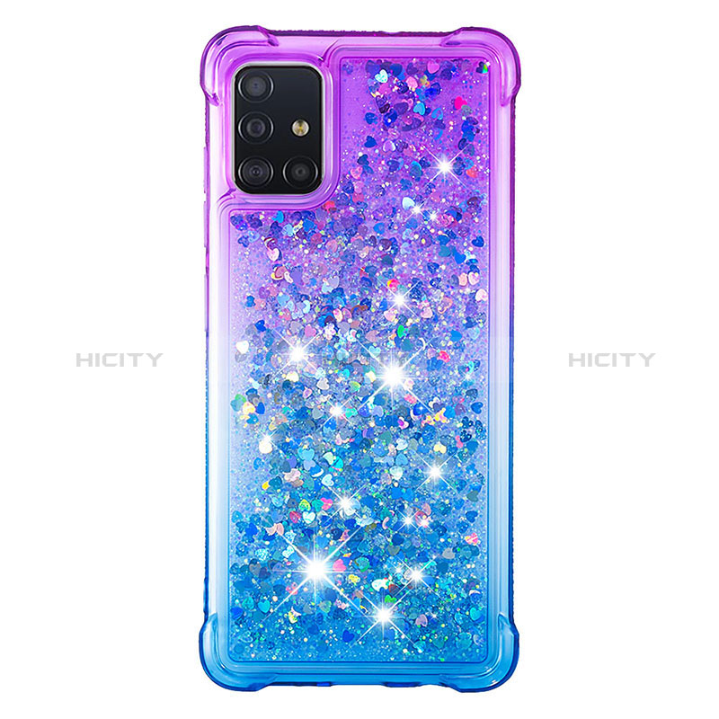 Coque Silicone Housse Etui Gel Bling-Bling S02 pour Samsung Galaxy M40S Plus