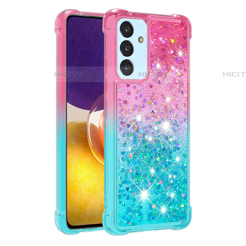 Coque Silicone Housse Etui Gel Bling-Bling S02 pour Samsung Galaxy M54 5G Plus