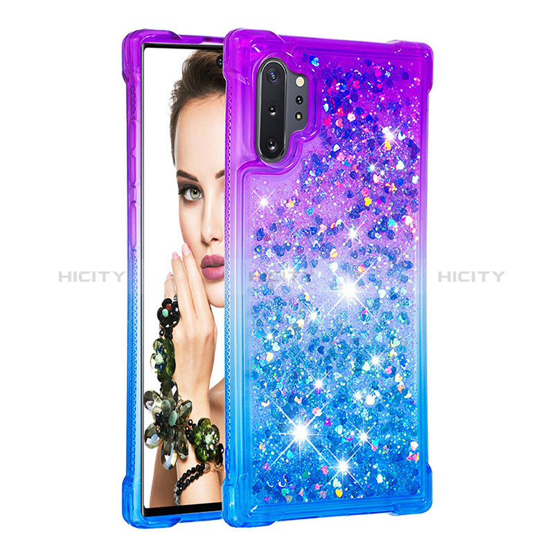 Coque Silicone Housse Etui Gel Bling-Bling S02 pour Samsung Galaxy Note 10 Plus 5G Plus