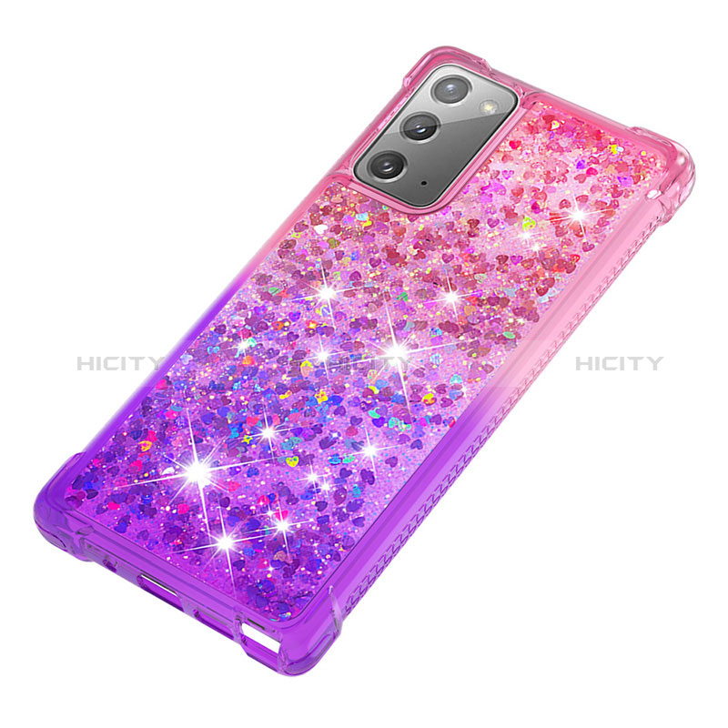 Coque Silicone Housse Etui Gel Bling-Bling S02 pour Samsung Galaxy Note 20 5G Plus