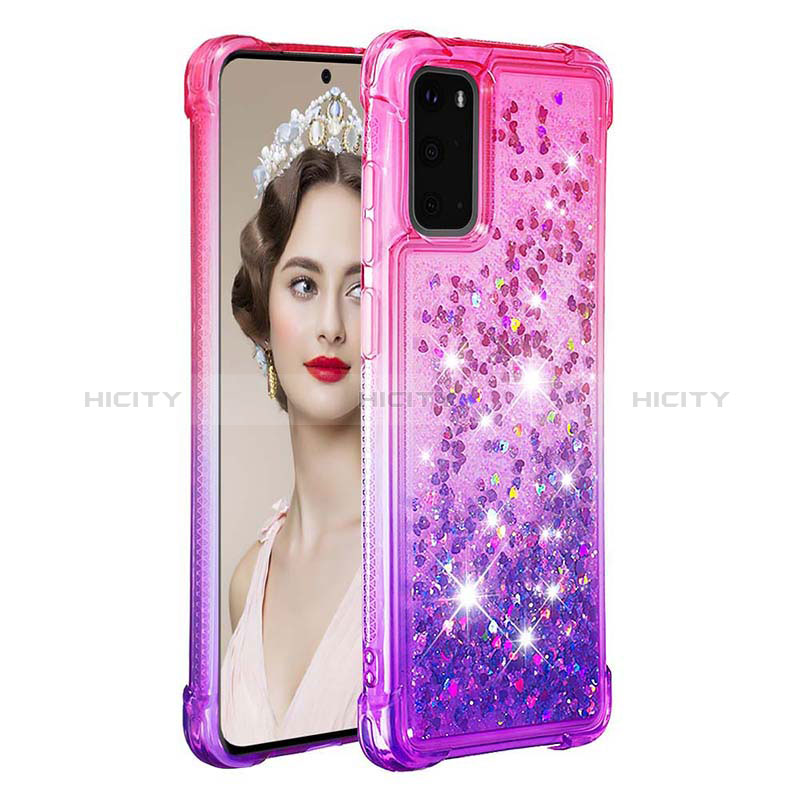 Coque Silicone Housse Etui Gel Bling-Bling S02 pour Samsung Galaxy S20 Plus